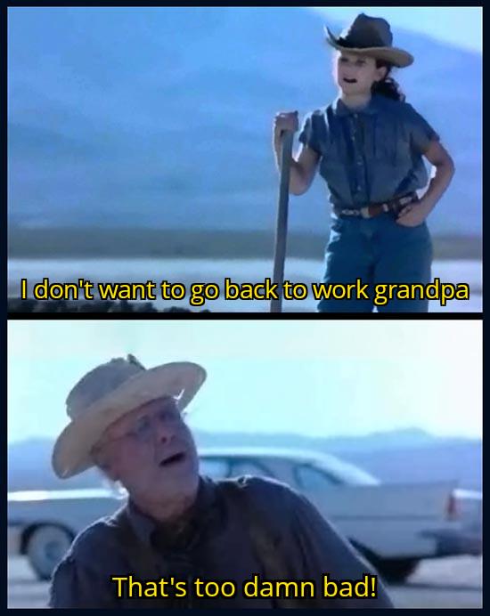 Everything ends even holidays