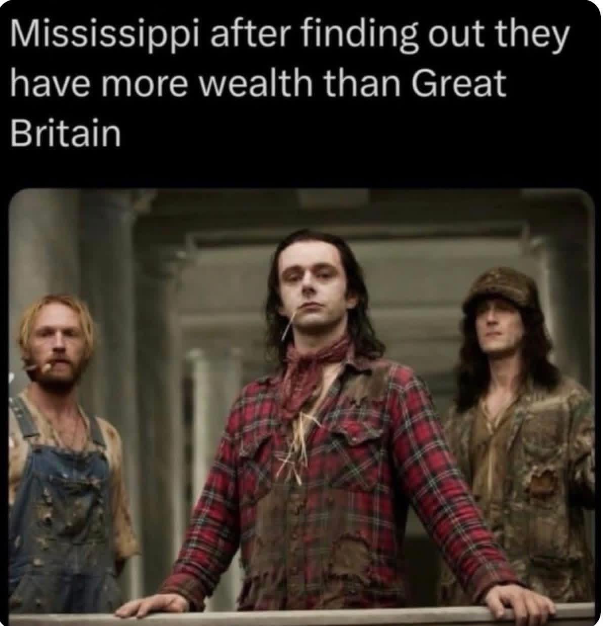 I don’t think I want to know where all that wealth came from…