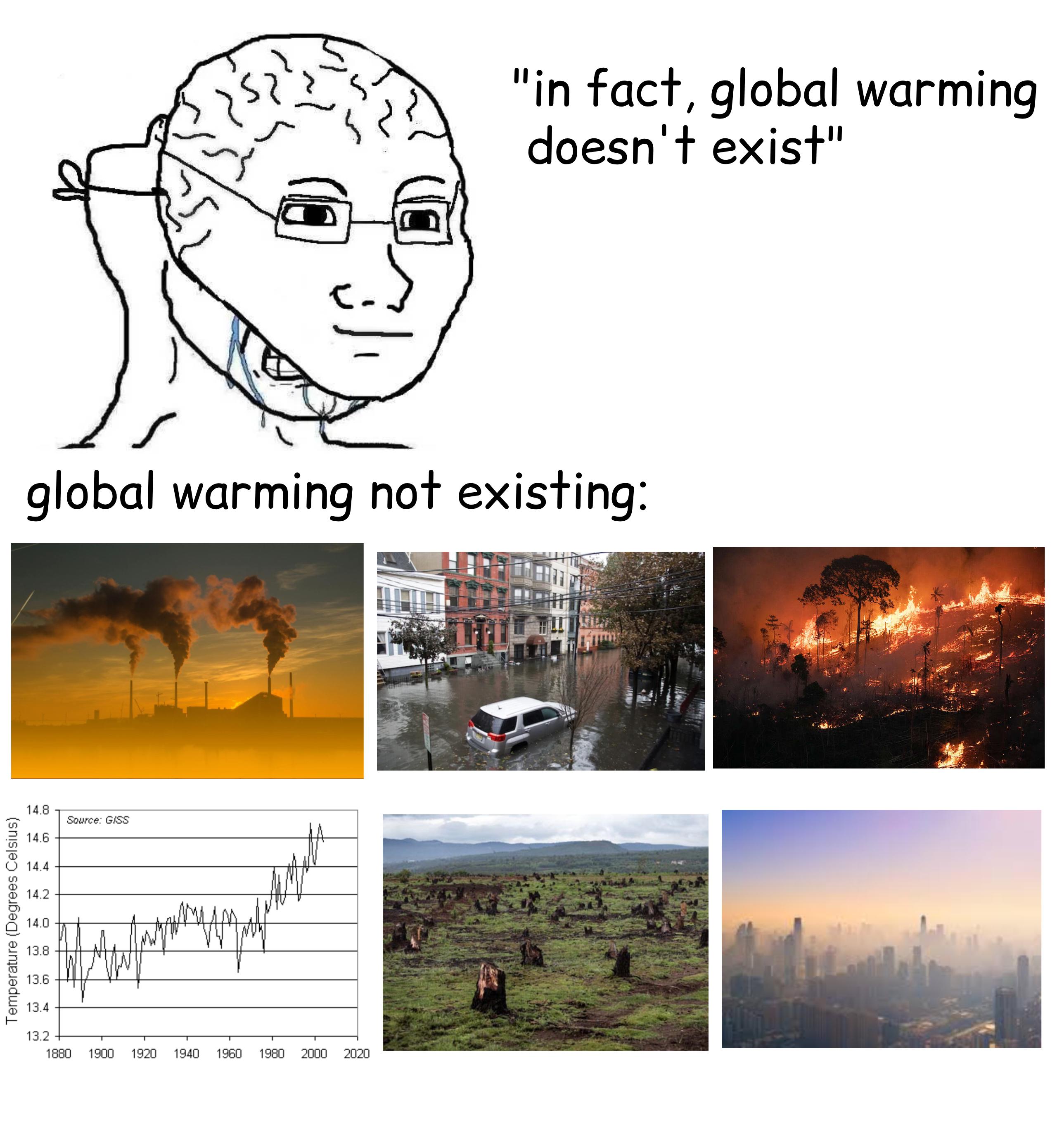 """ actually, these are natural changes on the planet"""