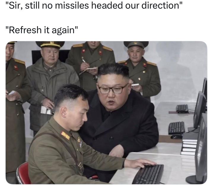 Kim jong un want to play too