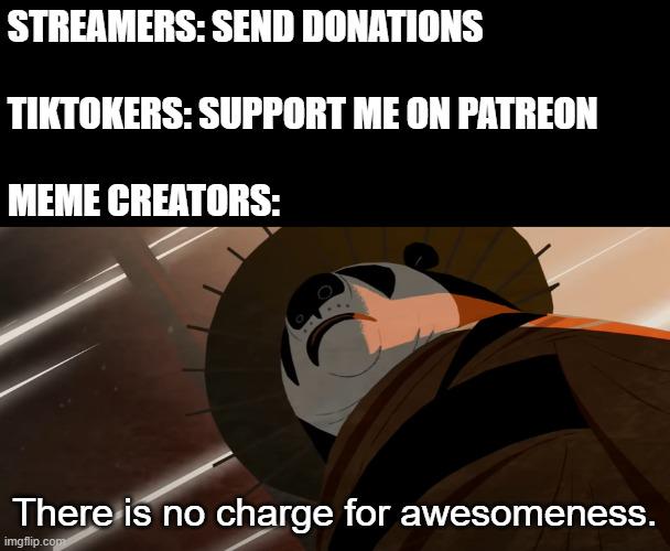 We don't need money