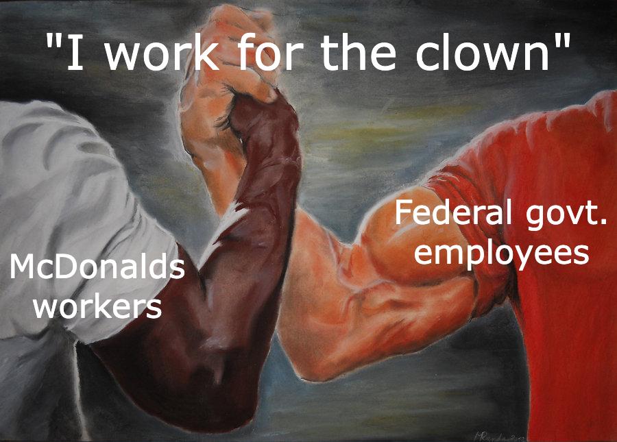 I work for the clown