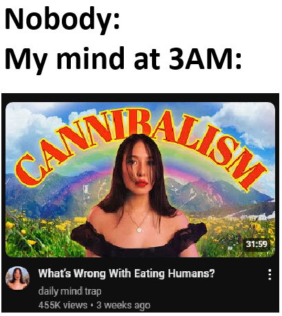 No, no! she's got a point