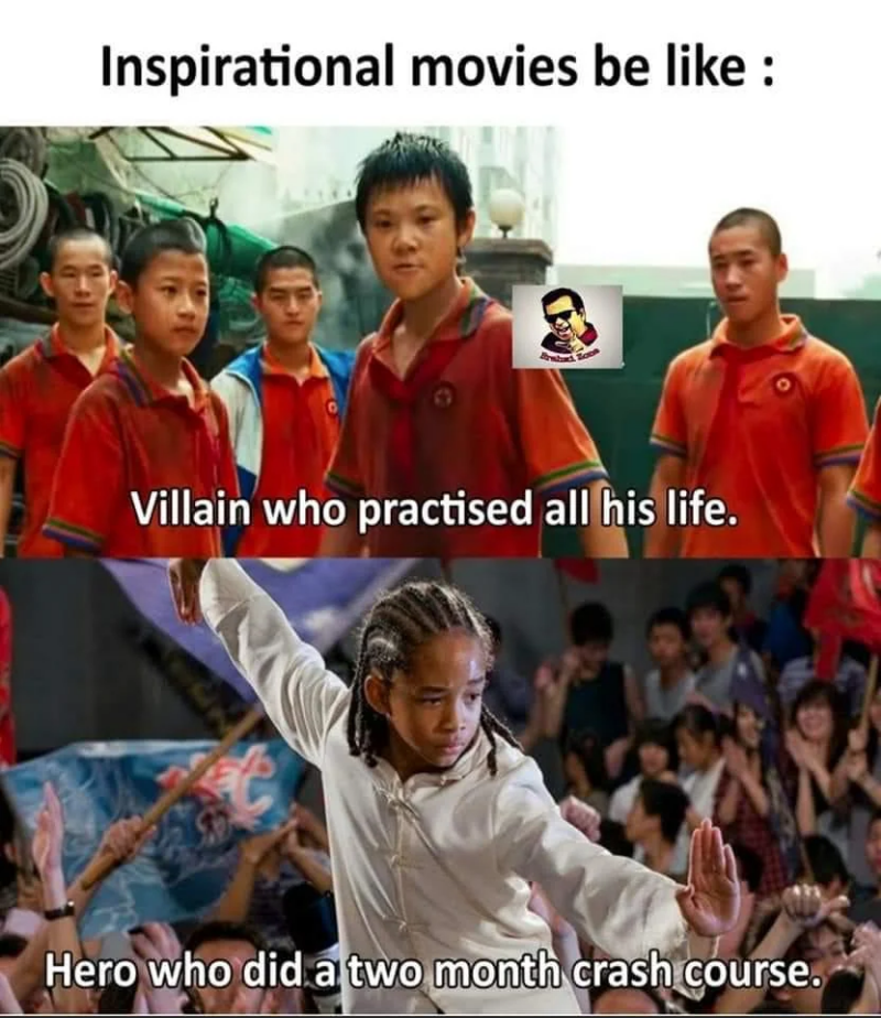 Every inspirational movie ever