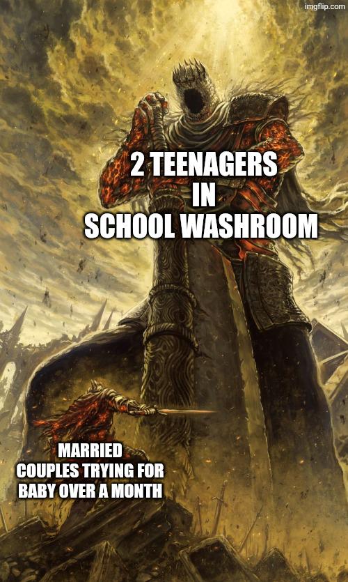 It is always the ones who aren't even trying.