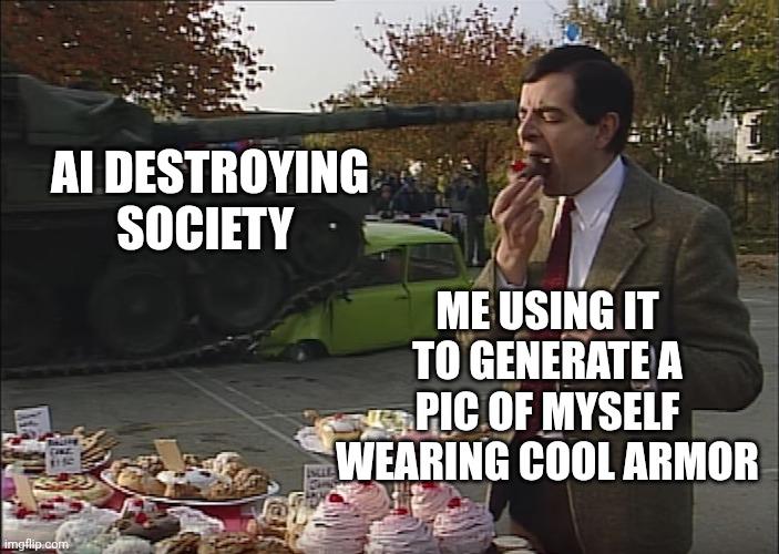 Might as well have some fun until the collapse