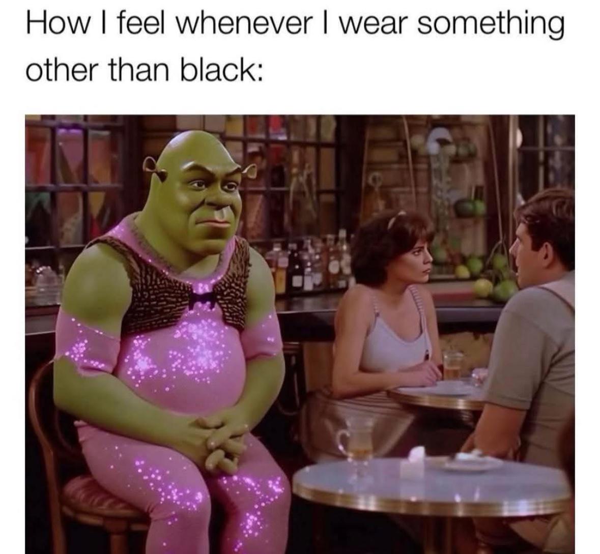 am not me when am not in black