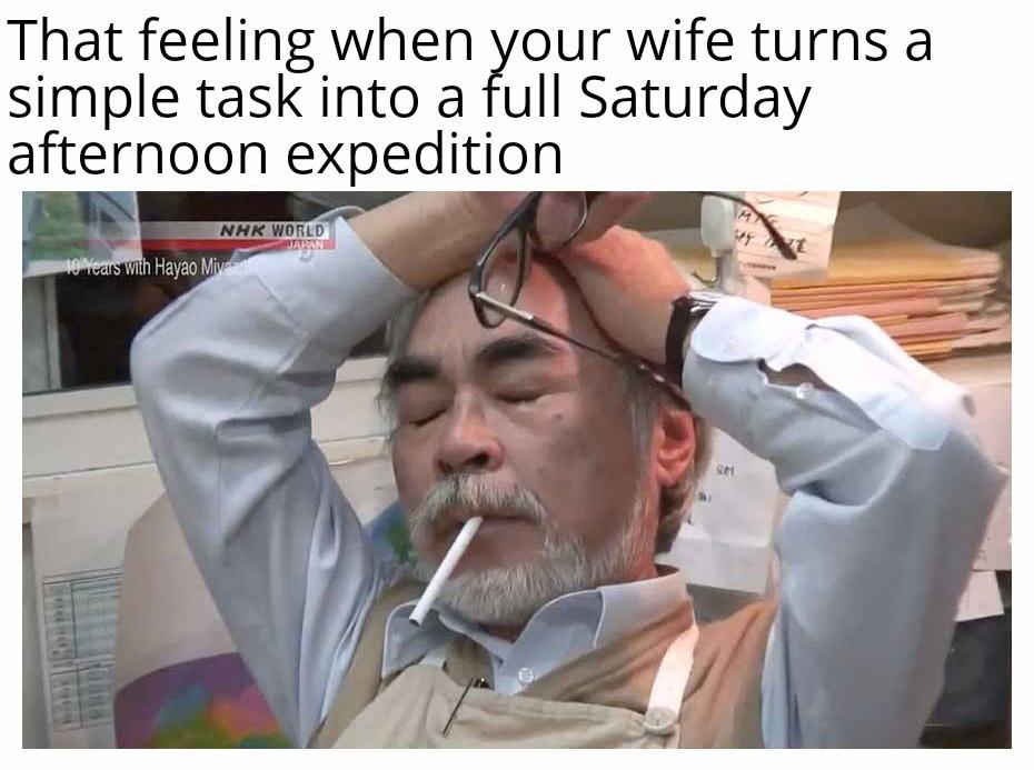 I've driven wet laundry through half the city "cause my sister got a more efficient dryer"