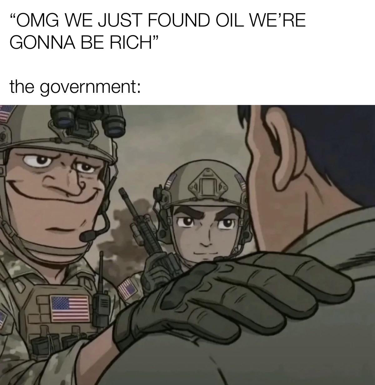 Did somebody say oil?