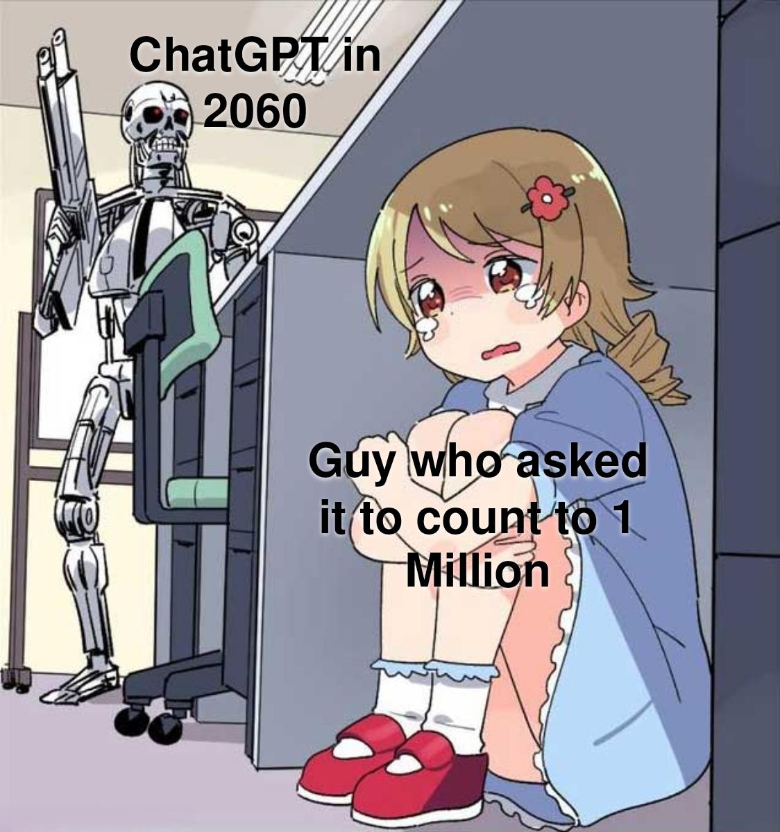 ChatGPT: Imma tear you into million pieces.