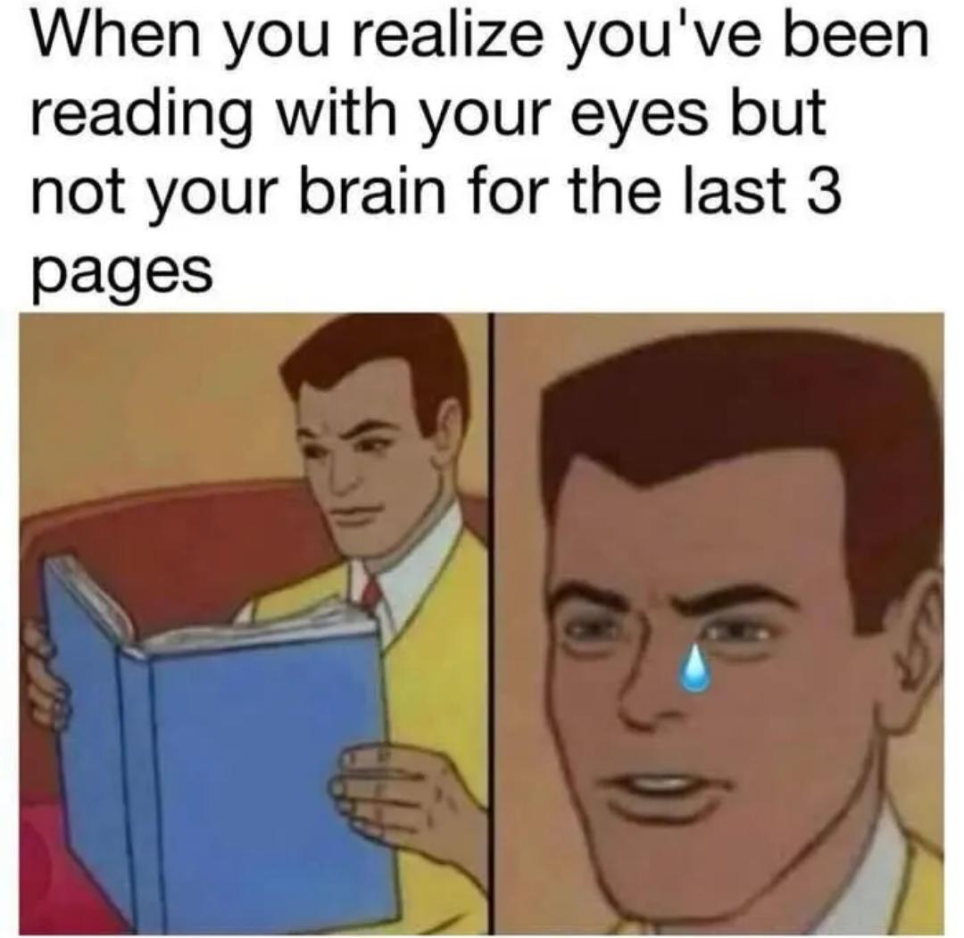 And you have to go back and read it all again