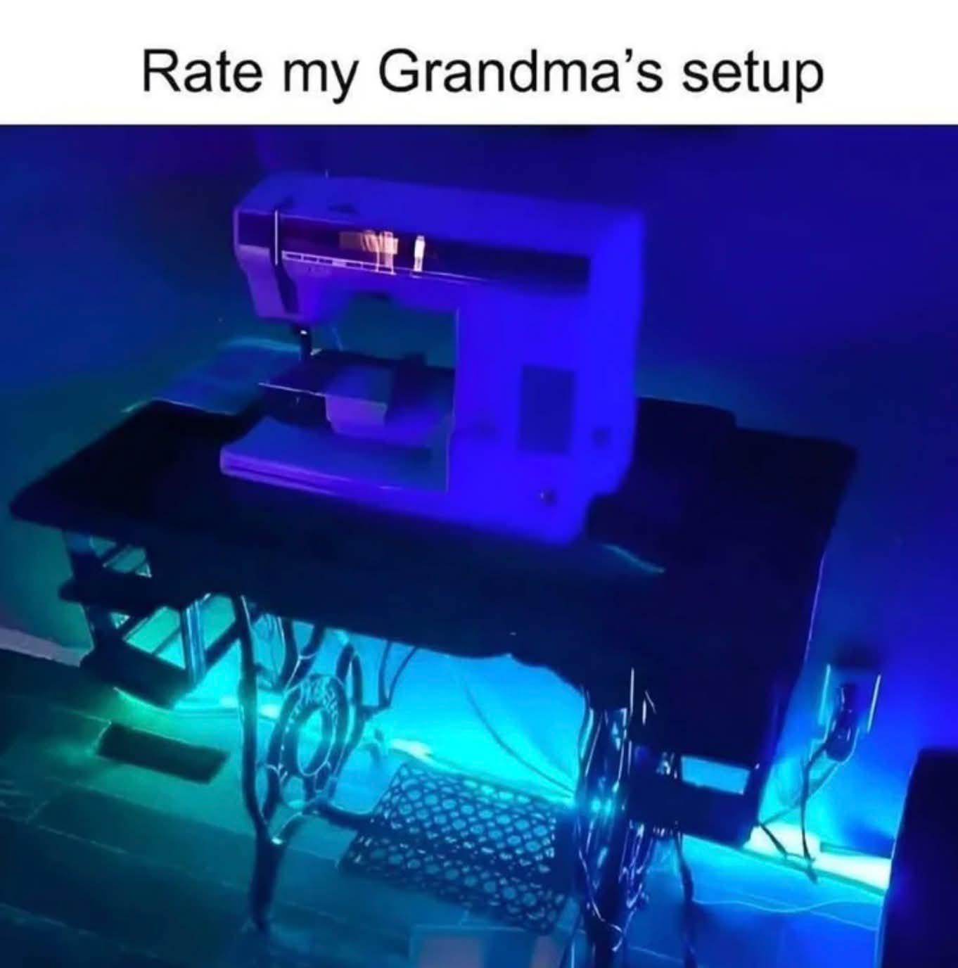 Grandma's rig look better than mine