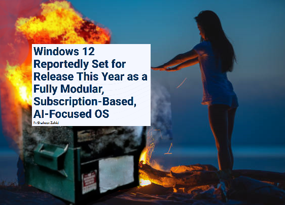 Windows 12, No Thank You