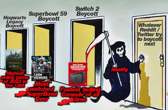 Nice boycott bro