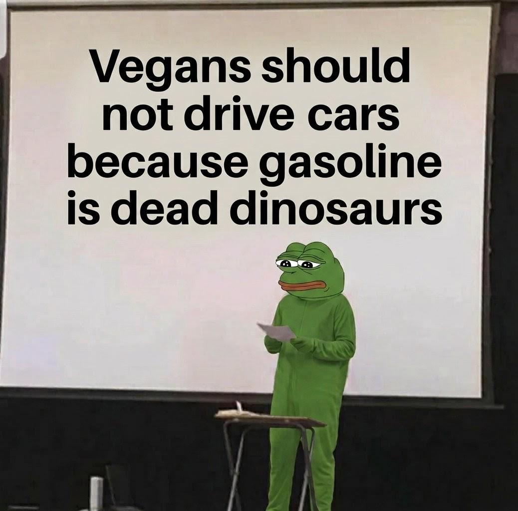 Why shouldn't vegans drive?