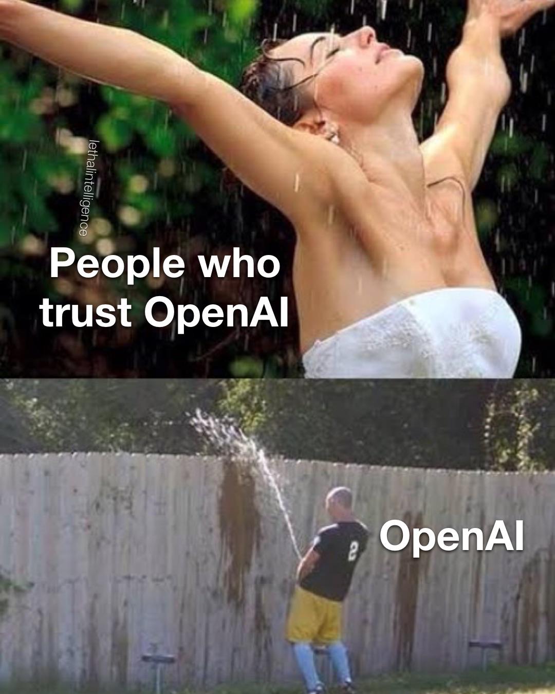 People who trust OpenAI