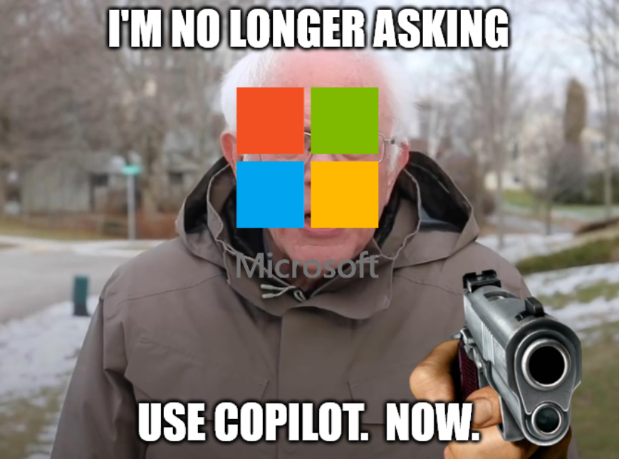 Copilot reinstalled itself on my PC for the 5th time this week