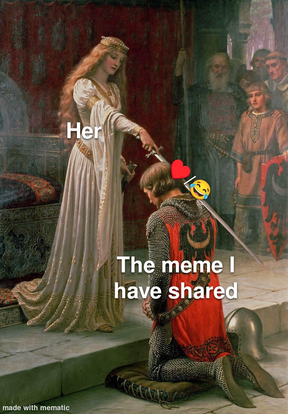 Knighted meme