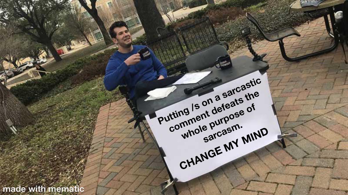 Unpopular opinion/s