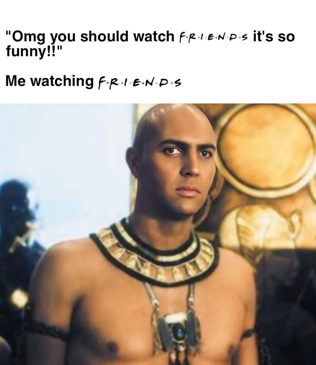 Me while watching friends!!