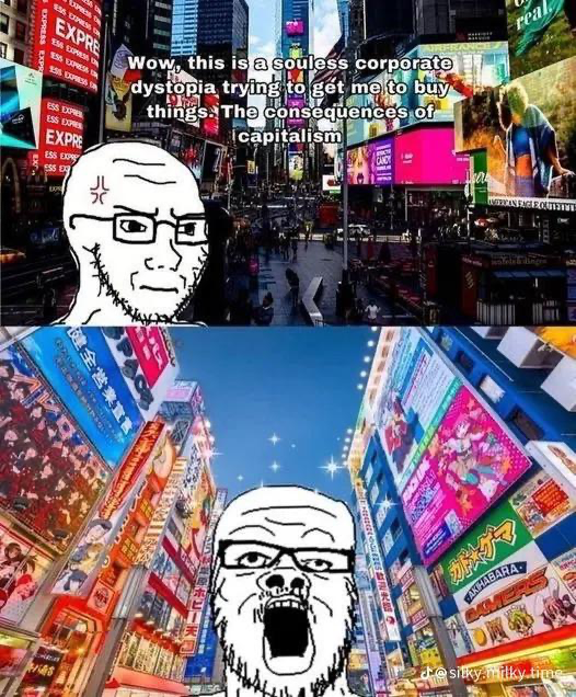 American in America vs American in Japan