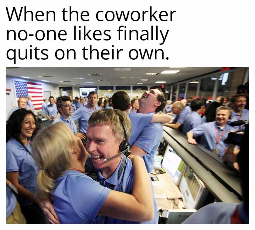 The going away party started when they left.