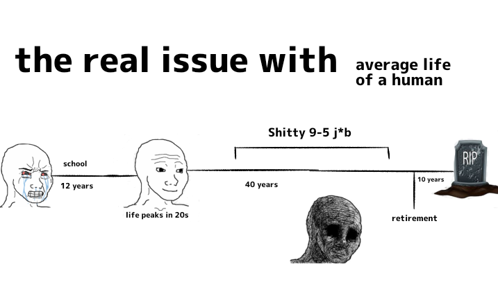 life sucks man