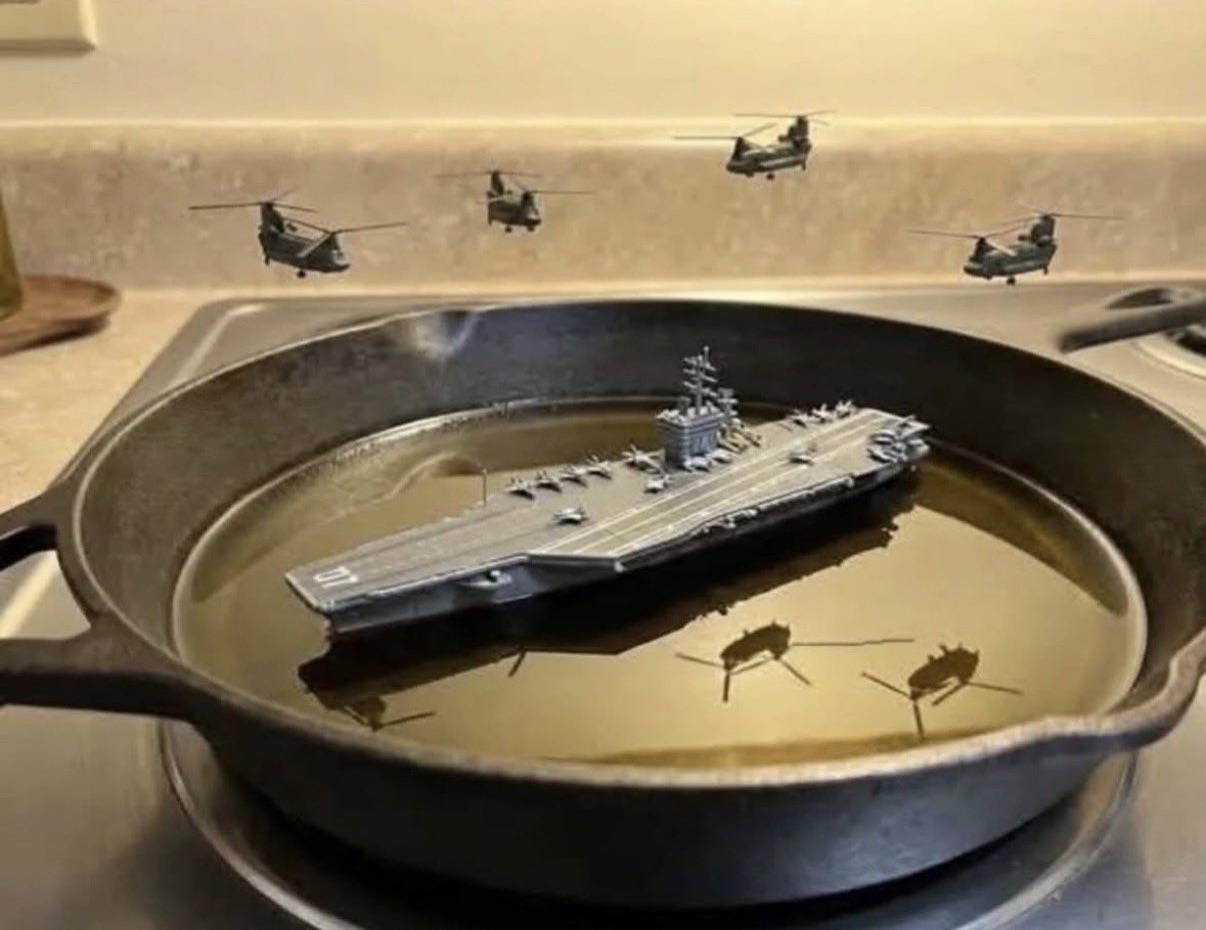 That's what happens when you put too much oil in your pan: