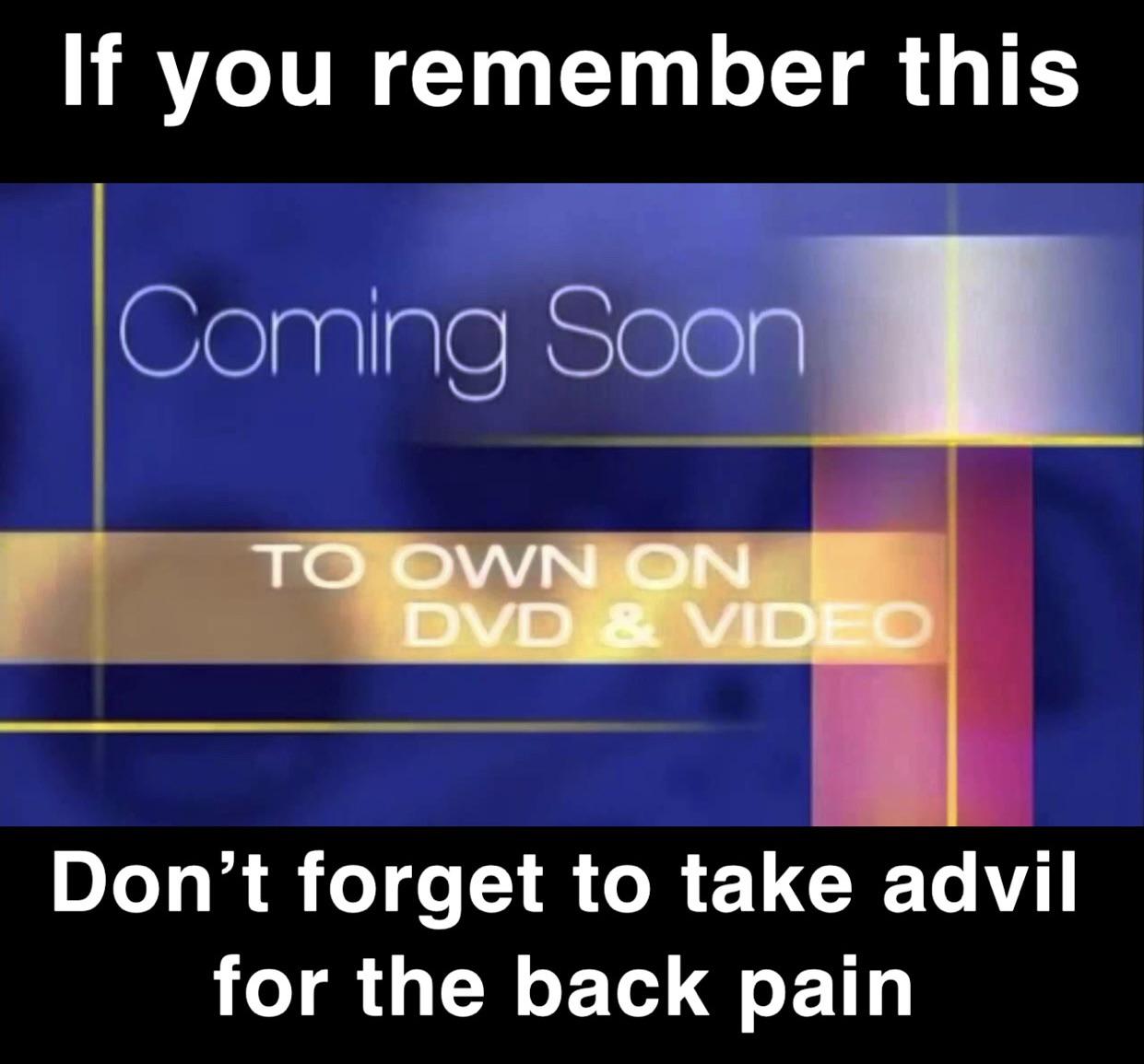 My back hurts