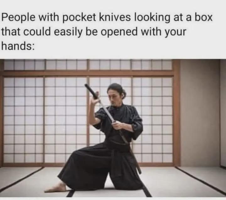 and everyone becomes a samurai suddenly