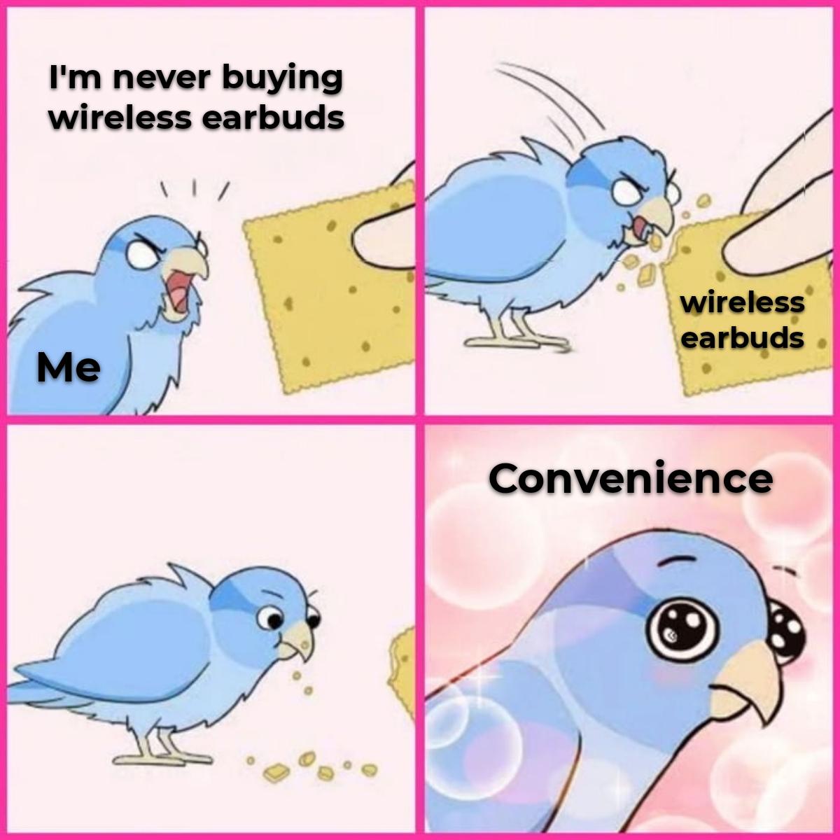Can't let go of the convenience now
