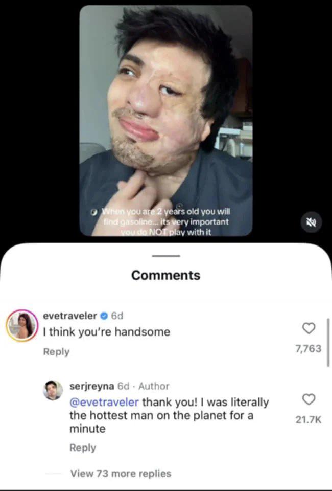 Hottest man for a minute