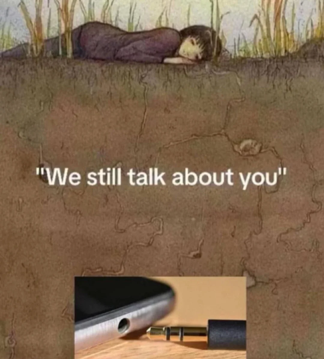 Sometimes you find old headphones and cry.