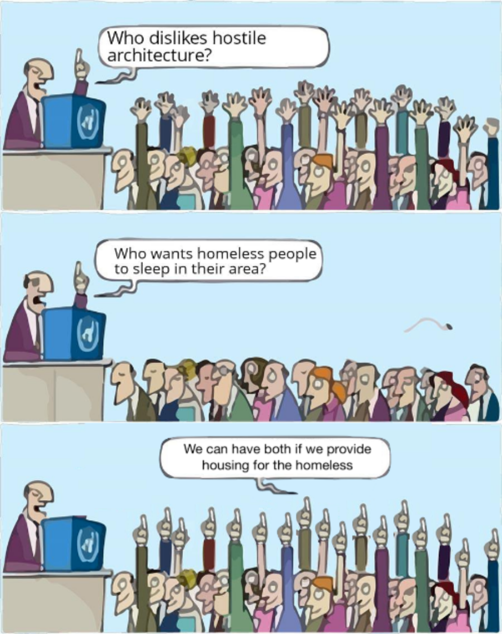 We don't have to be hypocrites...