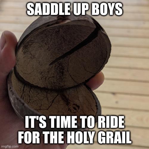 Let us bravely run away!