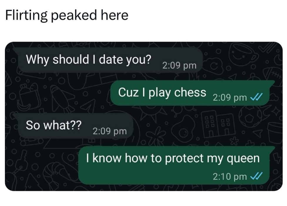 Good chess player for sure