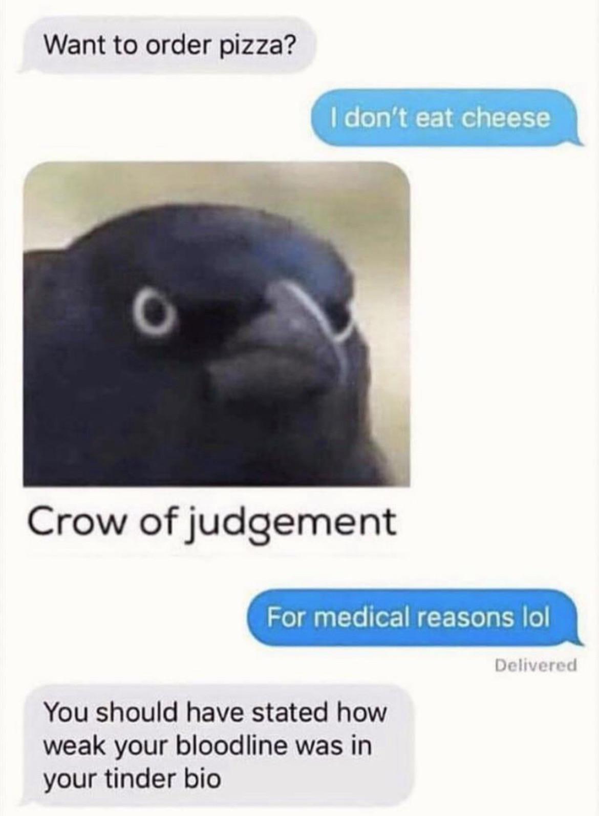 Crow of judgement
