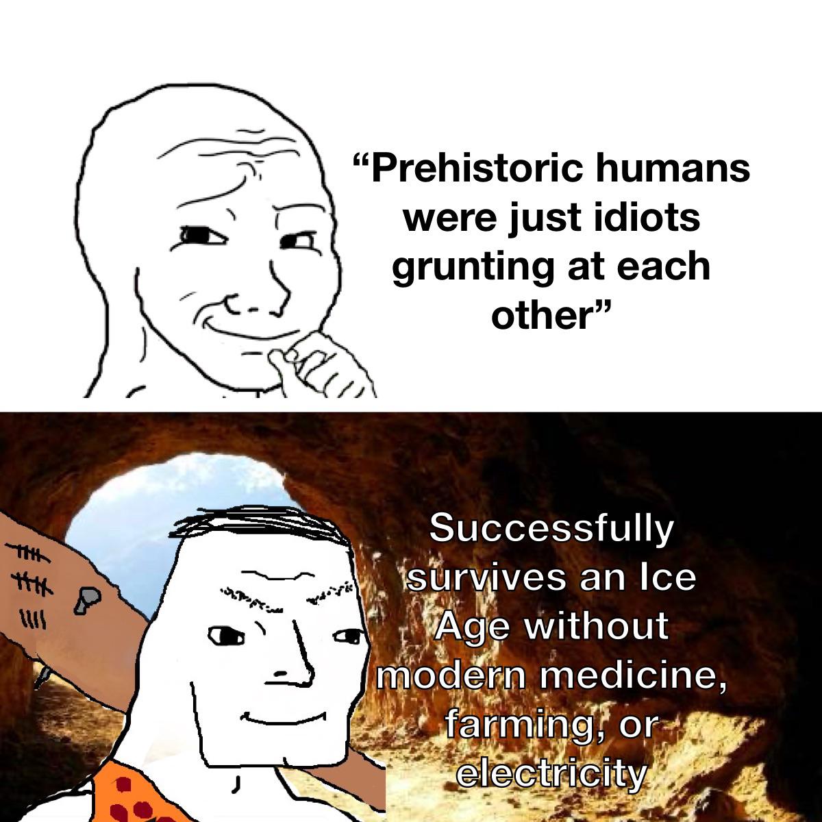 Turns out cavemen were quite capable