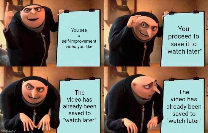 The procrastination is real