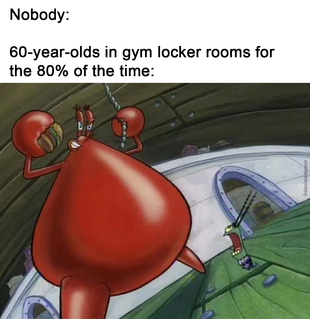 God Neptune he's naked!