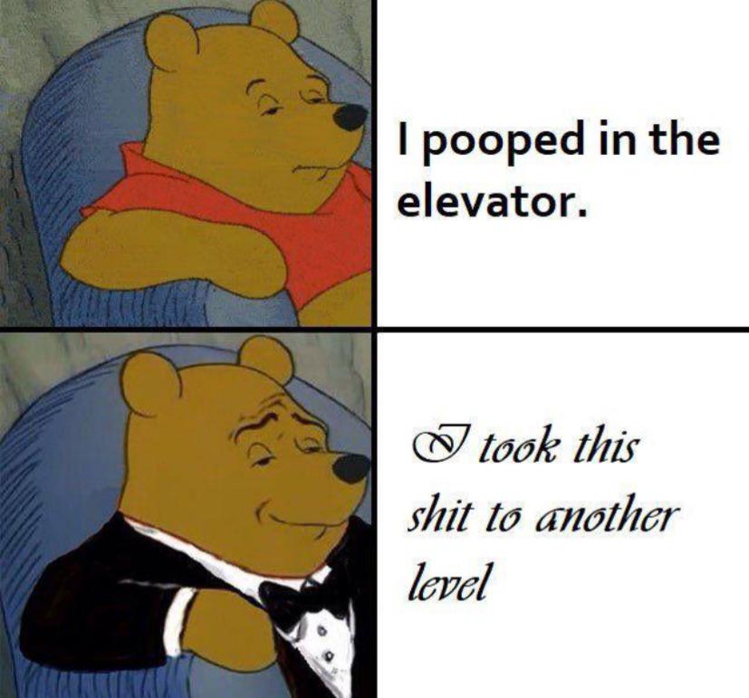 Shit hits hard