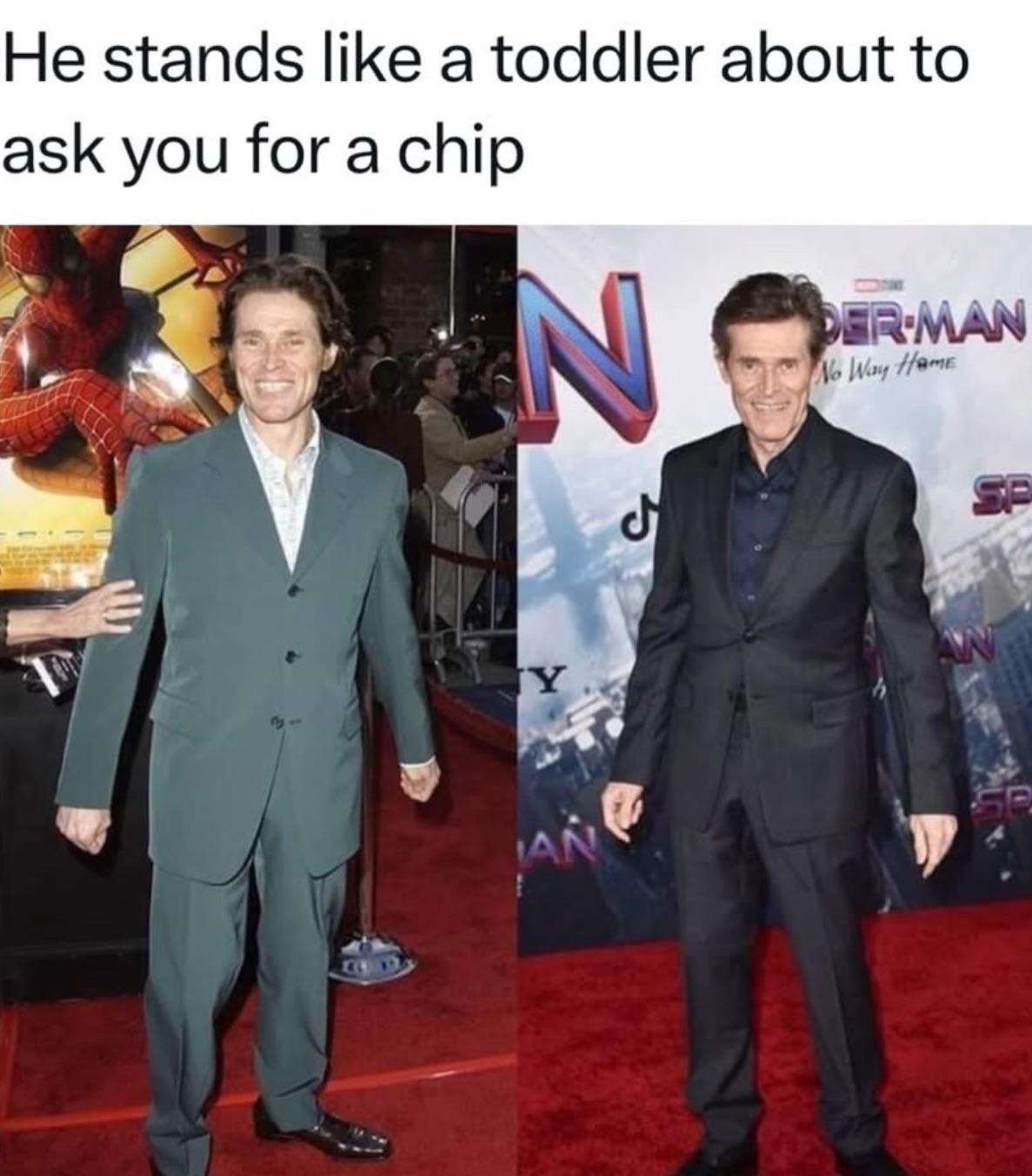 Green goblin wants snax