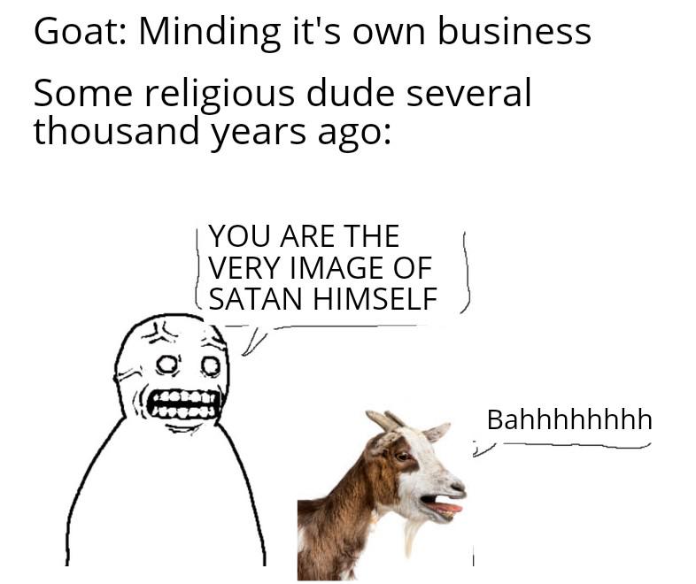 Yet, looks like Satan to me