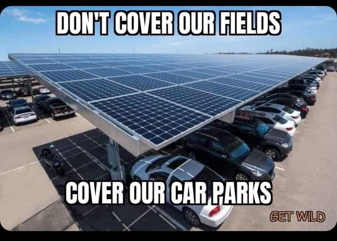 Cover our car parks!🤔💭