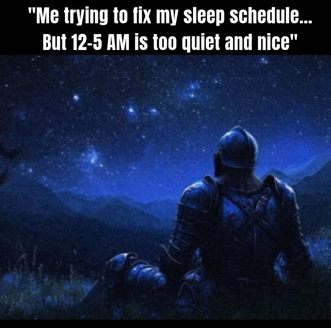 My body says healthy sleep is just a joke