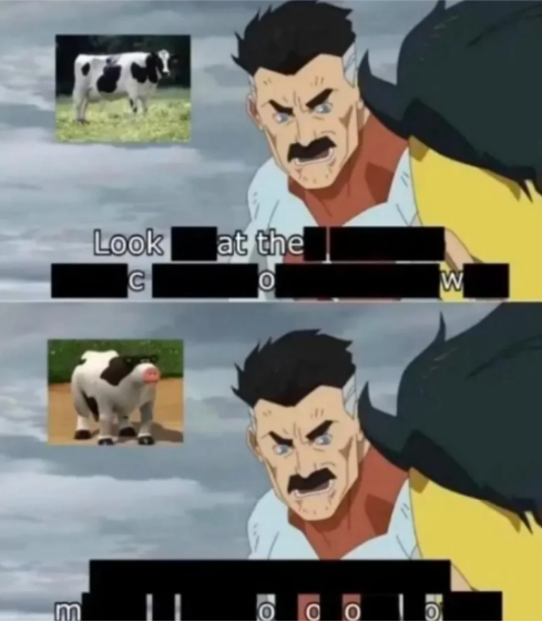 It said mooo