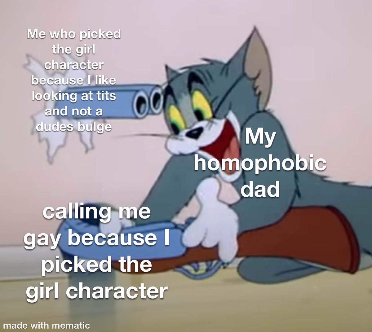 Why do you wanna looks at dude.