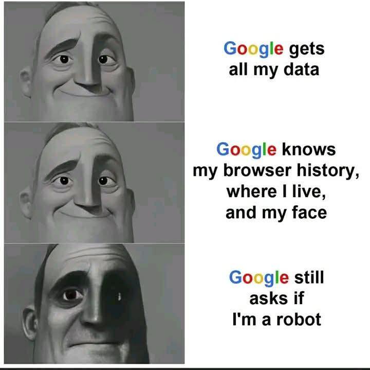 Google: 'I know everything about you.' Also Google: 'Prove to me you can see a bicycle.'