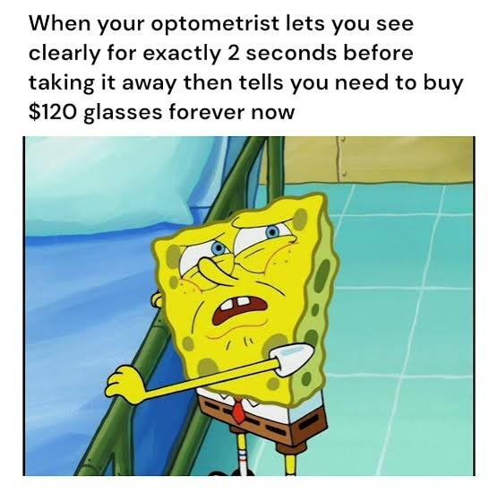 Learning you need glasses as an adult is crazy