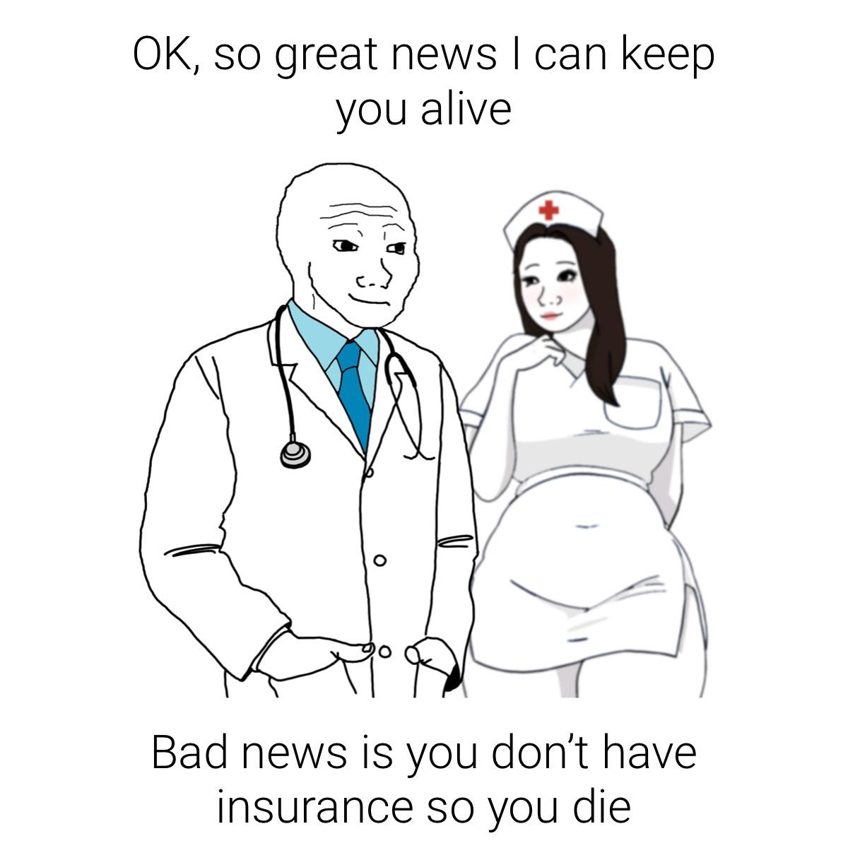 The medical system has a few flaws